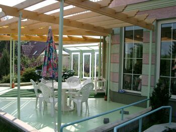 Terasse - Pension Belle Fleur - Ungarn - Budapest