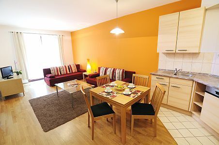 Comfort Appartement mit Küche, Badezimmer, geräumiges Schlafzimmer im Herzen von Budapest